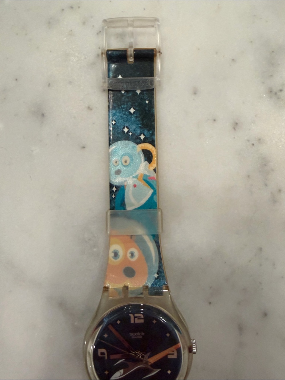 Vintage 2003 Swatch Intergalactic Cats GE120 Watch - Picture 3 of 6